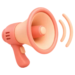 Megaphone illustration used to promote a Trumbull free consultation